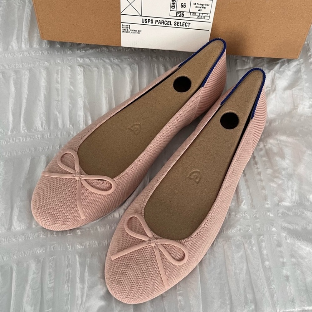 Rothy’s Ballet Flat in Ballerina Colorway Size 8.5 NIB
